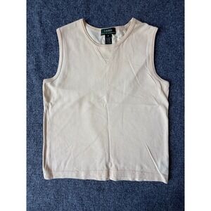 Lauren Ralph Lauren Tank‎ Top Sleeveless Casual Knit Medium